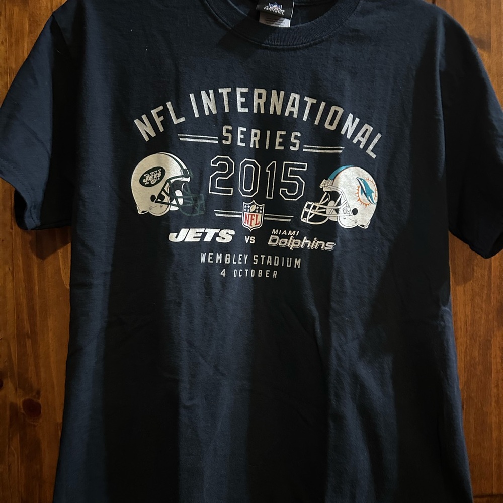 Vintage NFL jets dolphins International Series 2015 T-Shirt